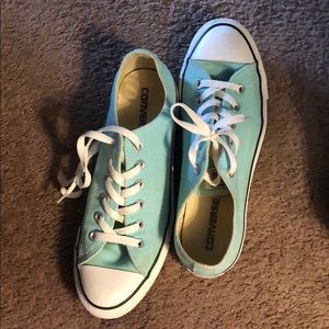 Light blue converse